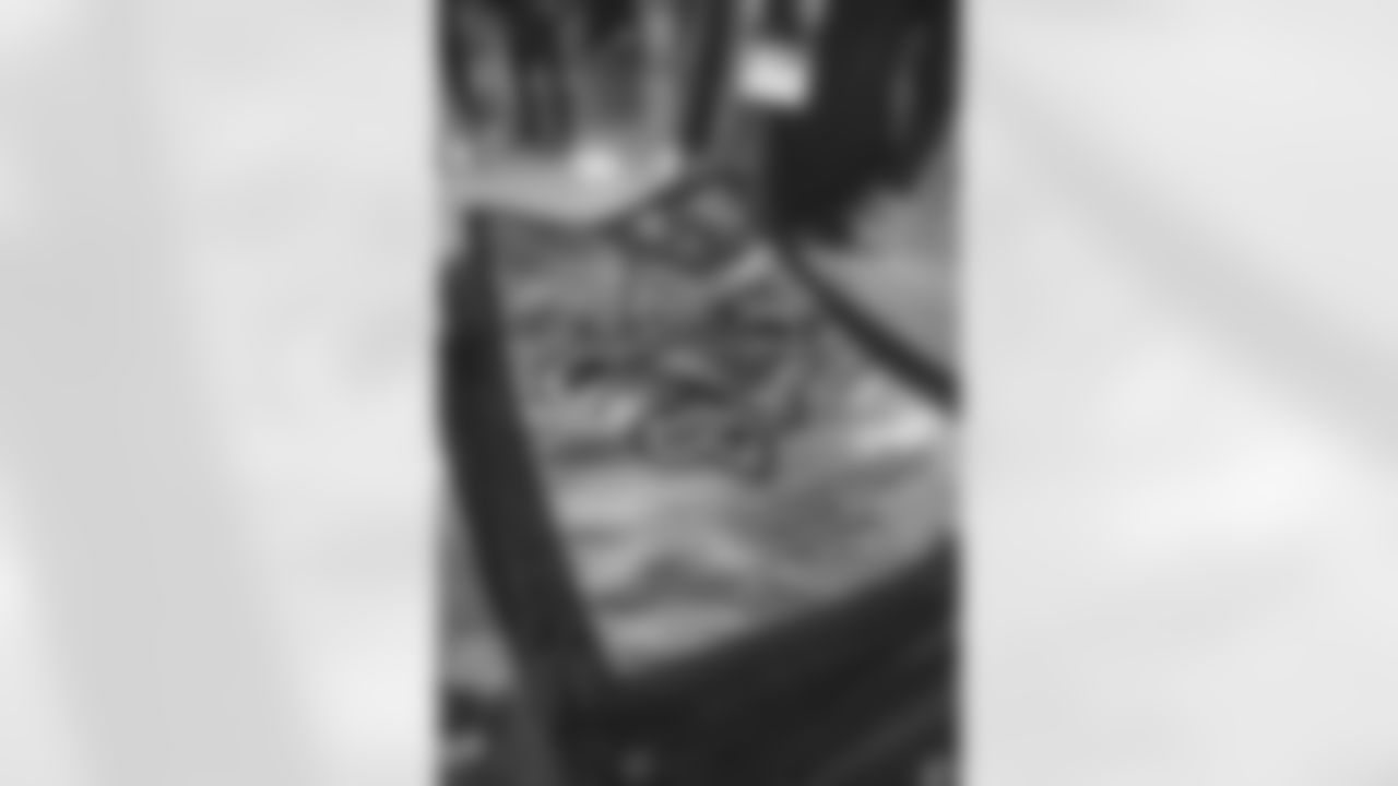 New Orleans Saints fans enjoyed the Week 15 entertainment in Champions Square ahead of the game against the Carolina Panthers during the 2025 NFL season on Dec. 14, 2025.