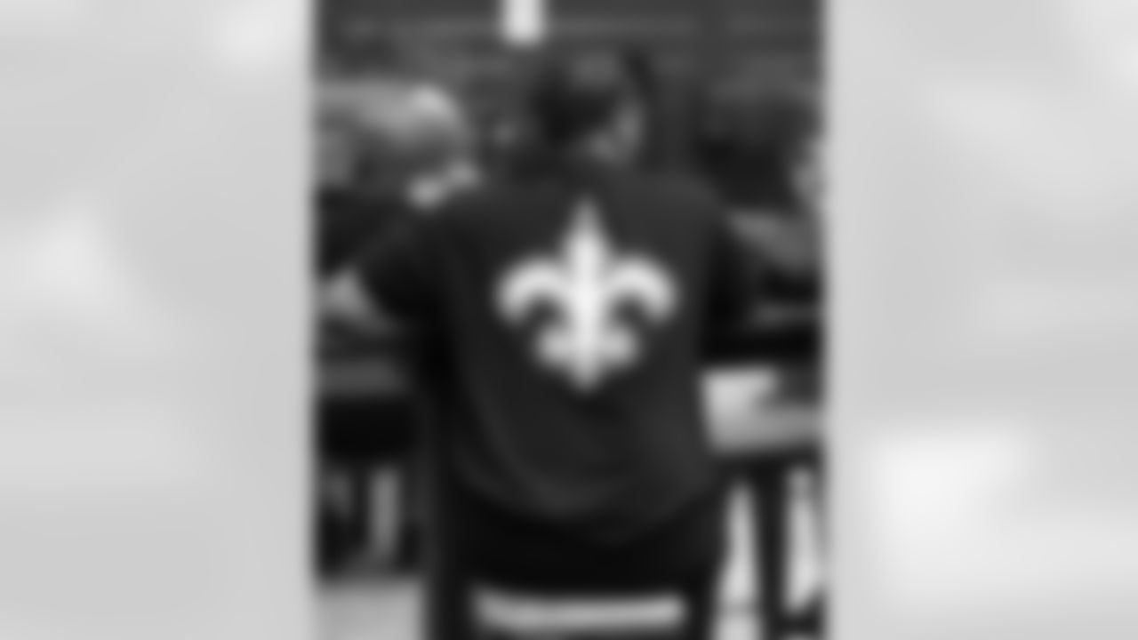 The New Orleans Saints hosted a watch party presented by Bud Light for their game against the Tennessee Titans on Dec. 28, 2025 at Bayou Beer Garden in New Orleans, Louisiana. Members of the Saints Cheer Krewe were in attendance and interacting with fans during the event.