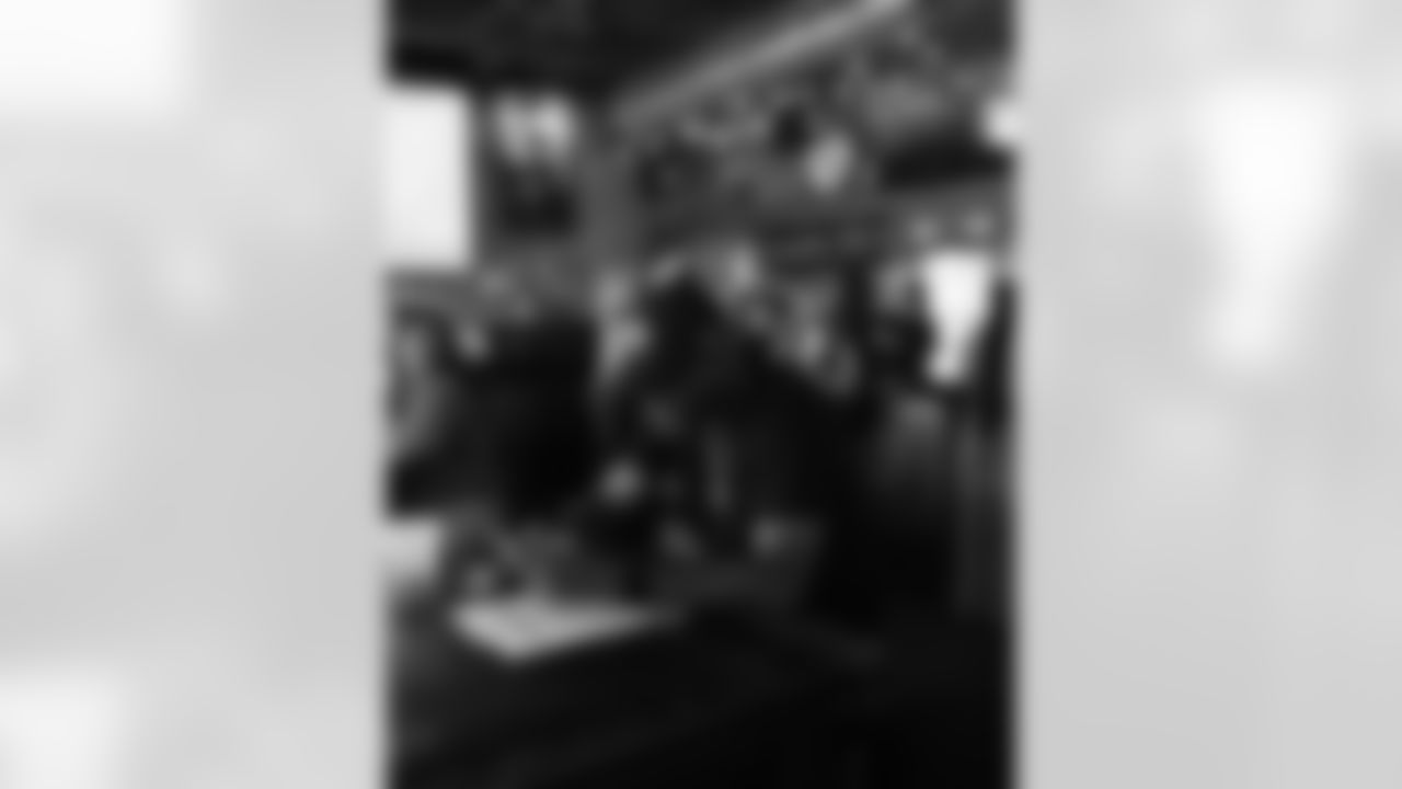 The New Orleans Saints hosted a watch party presented by Bud Light for their game against the Chicago Bears on Oct. 19, 2025 at Wrong Iron in New Orleans, Louisiana. Members of the Saints Cheer Krewe were in attendance and interacting with fans during the event.