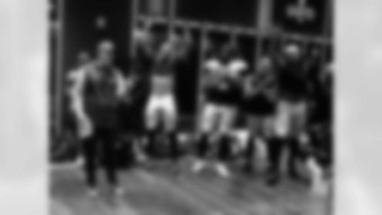 Head inside the New Orleans Saints locker room postgame after the Saints' win against the New York Jets in Week 16 of the 2025 NFL season presented by Bud Light.