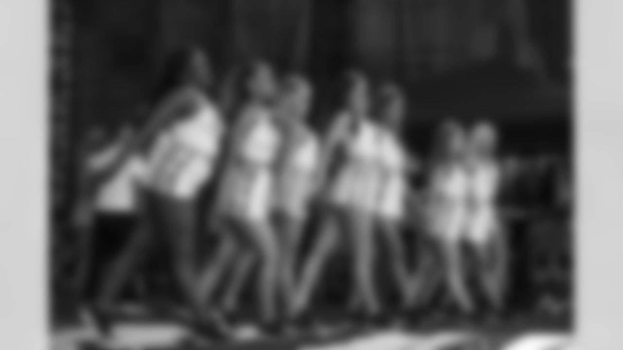 New Orleans Saints fans enjoyed the Week 12 entertainment in Champions Square ahead of the game against the Atlanta Falcons during the 2025 NFL season on Nov. 23, 2025.