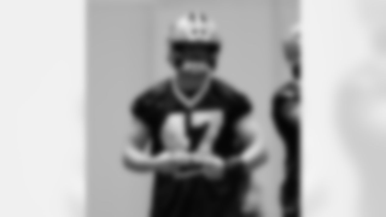 New Orleans Saints players kicked off 2025 Rookie Minicamp workouts at the Ochsner Sports Performance Center on May 9, 2025.