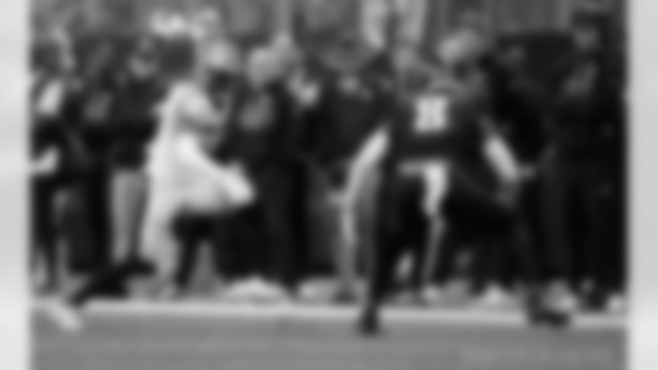 Check out the game action photos from the New Orleans Saints game against the Atlanta Falcons for Week 18 of the 2025 NFL season on Jan. 4, 2026 at Mercedes-Benz Stadium.