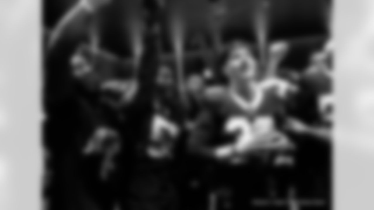 Head inside the New Orleans Saints locker room postgame after the Saints' win against the Carolina Panthers in Week 15 of the 2025 NFL Season presented by Bud Light.