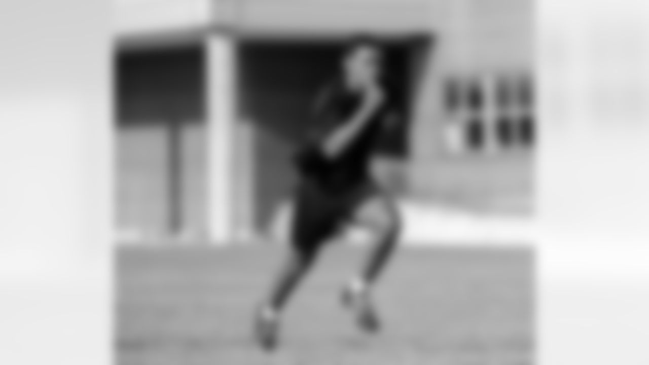 The New Orleans Saints visited McDonogh 35 High School in New Orleans on Thursday, March 14, 2024 to hold another part of their "New Orleans Saints High School Summer Workout" series.