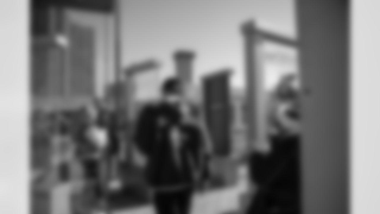 New Orleans Saints fans enjoyed the Week 15 entertainment in Champions Square ahead of the game against the Carolina Panthers during the 2025 NFL season on Dec. 14, 2025.