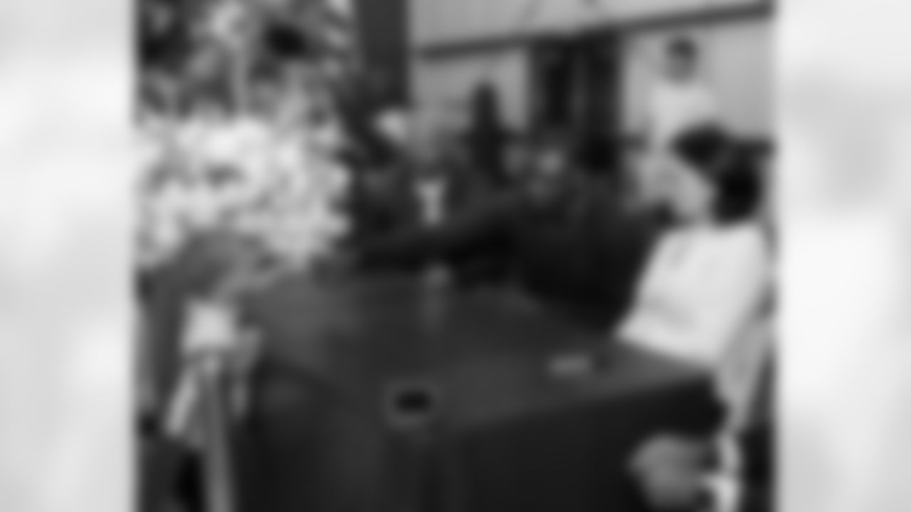 The New Orleans Saints hosted its 11th annual Sideline Pass holiday toy and gift drive in partnership with Saints owner and New Orleans Pelicans governor Gayle Benson and sideline reporter Jen Hale. Guests enjoyed appearances from defensive end Cam Jordan and tight end Juwan Johnson, plus the Saints Cheer Krewe, PelSquad, and more at the Ochsner Sports Performance Center on Tuesday, Nov. 25, 2025.