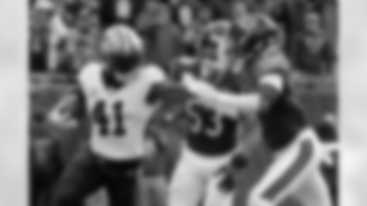 Check out the game action photos from the New Orleans Saints game against the Chicago Bears for Week 7 of the 2025 NFL season on Oct. 19, 2025 at Soldier Field.
