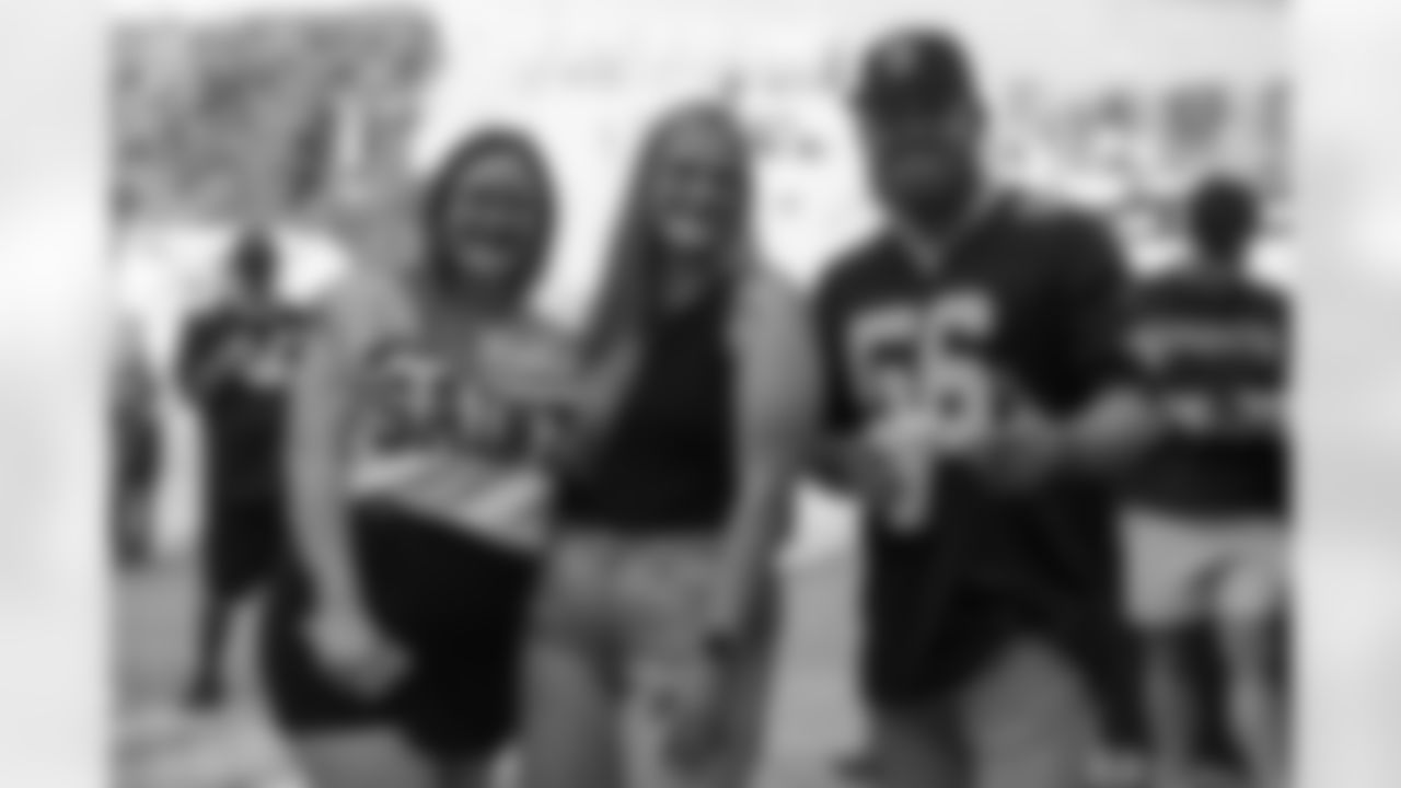 New Orleans Saints fans enjoyed the Week 16 entertainment in Champions Square ahead of the game against the New York Jets during the 2025 NFL season on Dec. 21, 2025.