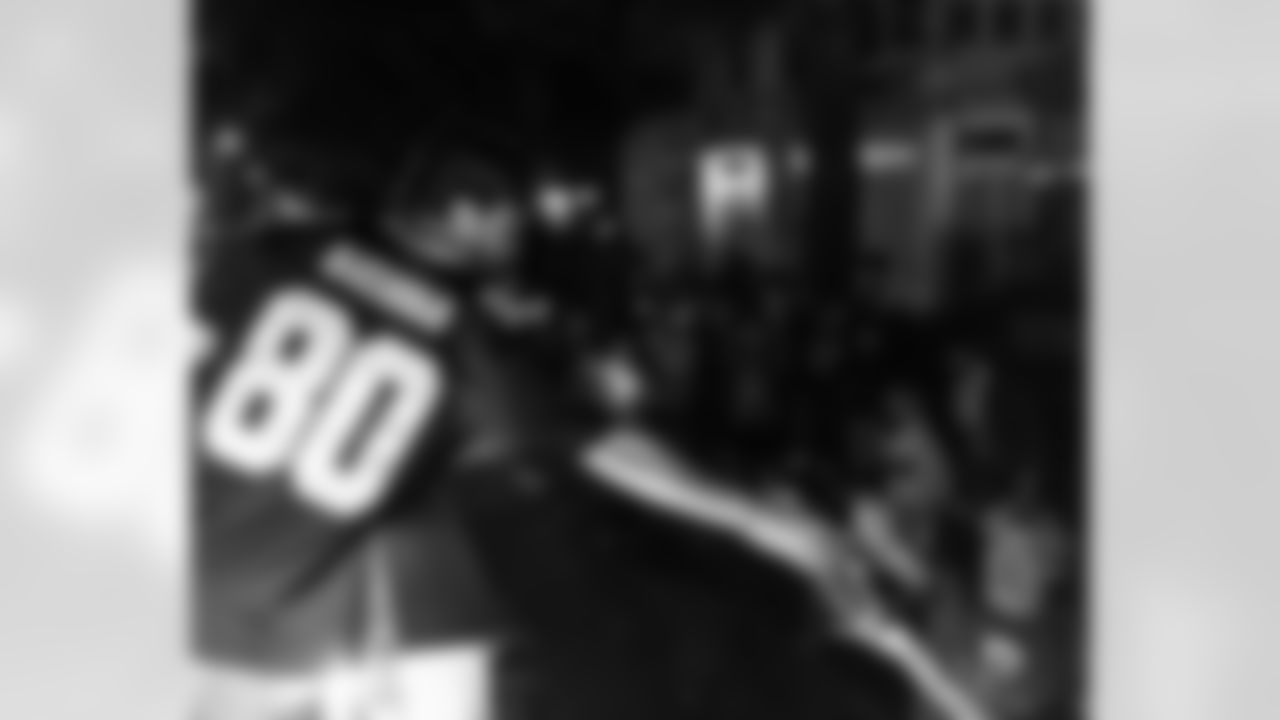 New Orleans Saints quarterback Tyler Shough served as grand marshal for the Krewe of Pygmalion with center Erik McCoy, guard Nick Saldiveri, tight end Foster Moreau, tight end Moliki Matavao, and center Will Clapp riding down the Uptown route during the 2026 Mardi Gras season on Saturday, February 7, 2026.