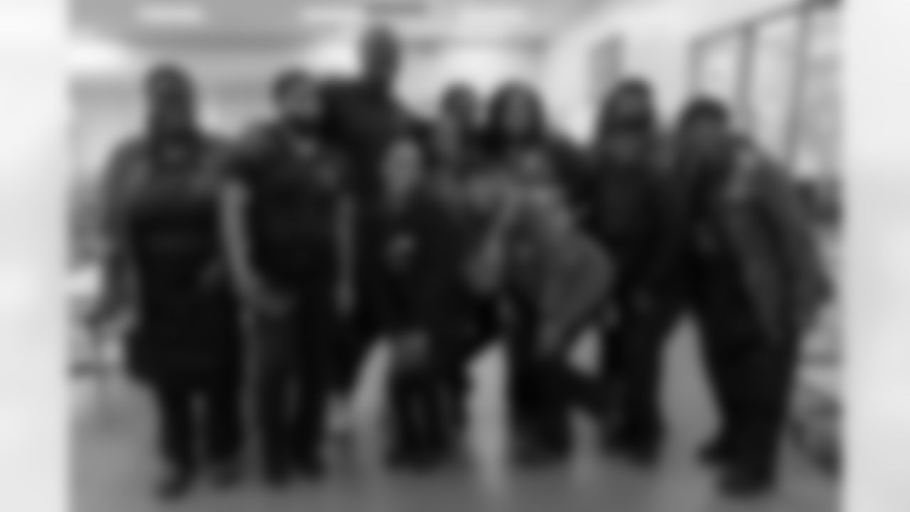 New Orleans Saints defensive end Cameron Jordan visited students and staff at KIPP Believe School on Tuesday, Nov. 11, 2025.