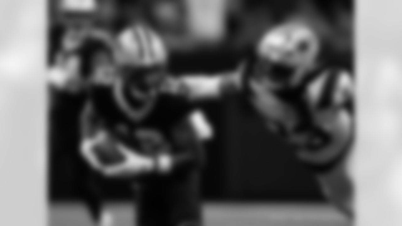 Check out the game action photos from the New Orleans Saints game against the New England Patriots for Week 6 of the 2025 NFL season on October 12, 2025 at Caesars Superdome.