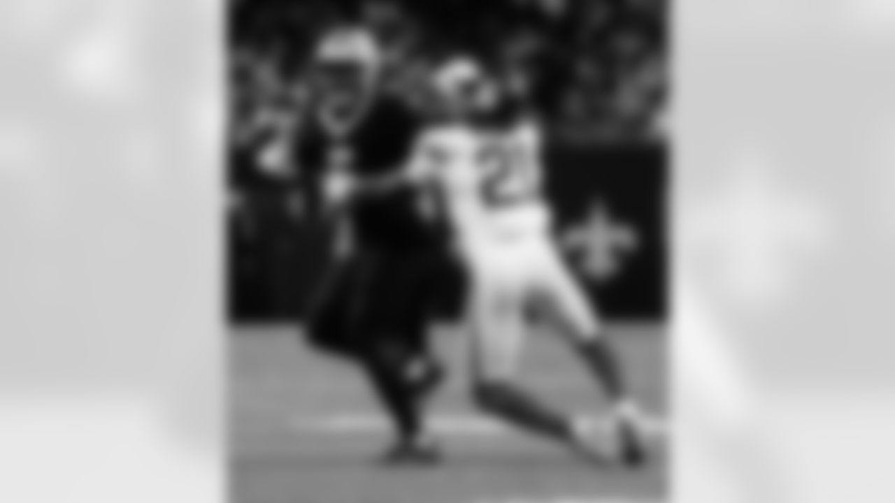 Check out the game action photos from the New Orleans Saints game against the New York Giants for Week 5 of the 2025 NFL season on Oct. 5, 2025 at Caesars Superdome.