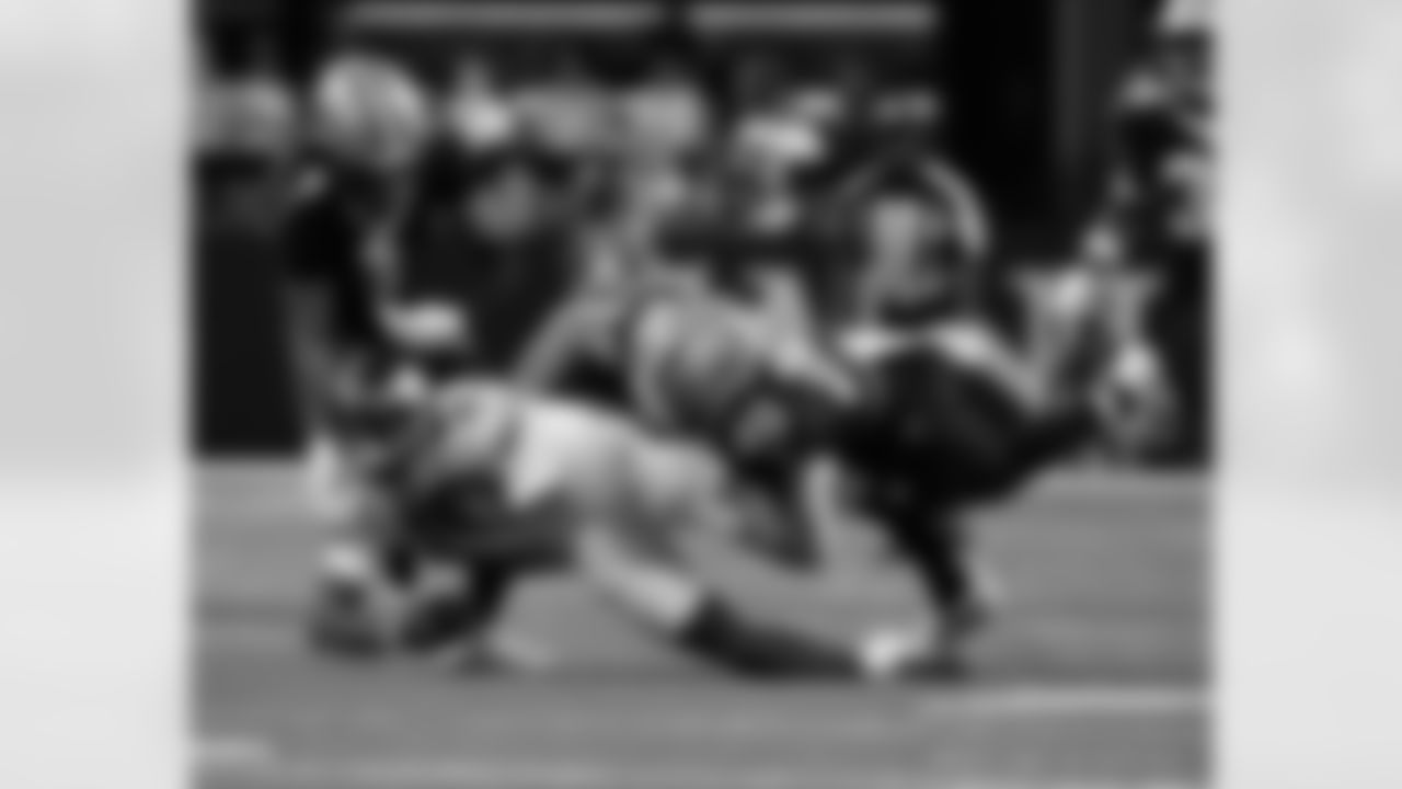 Check out the game action photos from the New Orleans Saints game against the New York Giants for Week 5 of the 2025 NFL season on Oct. 5, 2025 at Caesars Superdome.