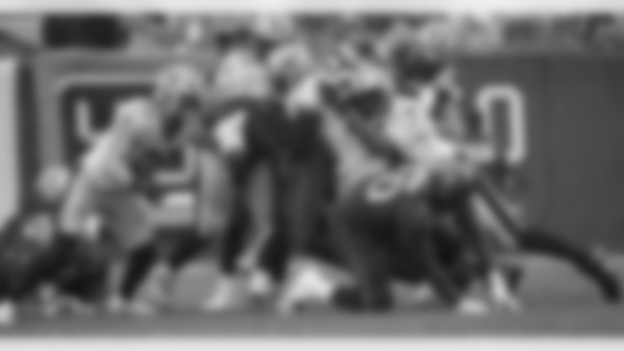 Check out the best photos of the New Orleans defense in their game against the Tampa Bay Buccaneers for Week 14 of the 2025 NFL season on Dec. 7, 2025, at Raymond James Stadium.