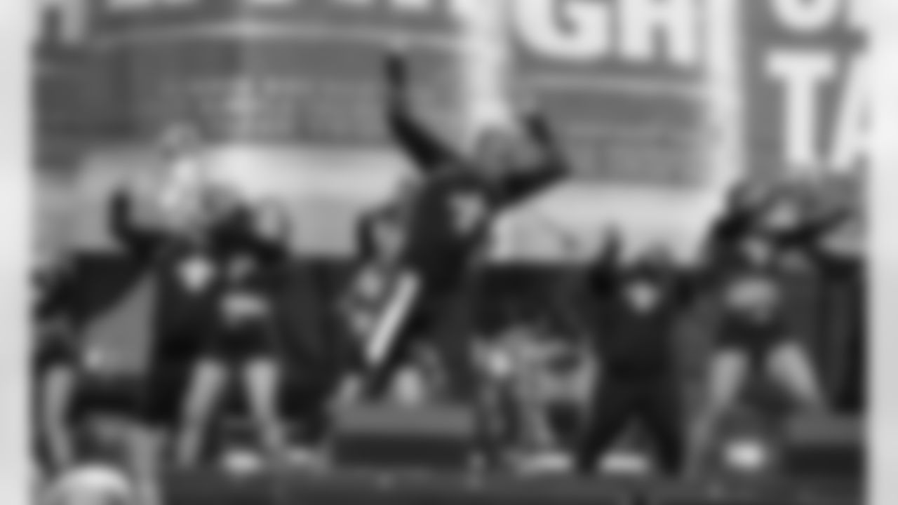 New Orleans Saints fans enjoyed the Week 16 entertainment in Champions Square ahead of the game against the New York Jets during the 2025 NFL season on Dec. 21, 2025.