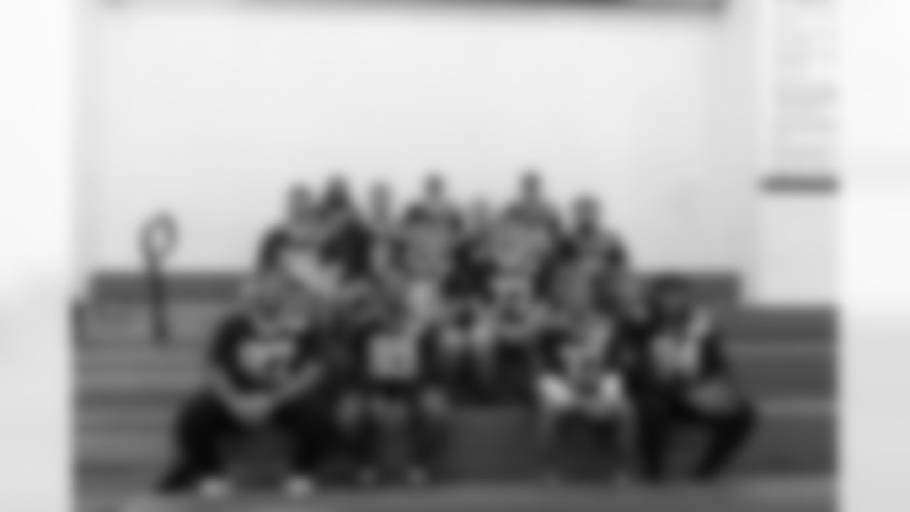 New Orleans Saints players hosted their annual Thanksgiving turkey giveaway at Dryades YMCA on Tuesday, Nov. 18, 2025. The players purchased turkeys and fixings from Rouses Markets to feed families in need, while giving them the opportunity to meet some of their favorite players during the annual holiday event.