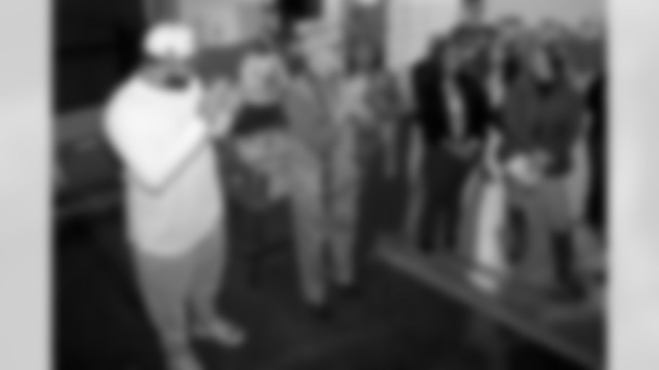 New Orleans Saints center/guard Cesar Ruiz hosted a holiday toy giveaway at the New Orleans Women and Children's Center on Tuesday, Dec. 16, 2025. The event also featured appearances by fellow Saints players center Erik McCoy, linebacker Torricelli Simpkins III, wide receiver Easton Kilty, and offensive tackle William Sherman to spread holiday cheer to children and families in the community.