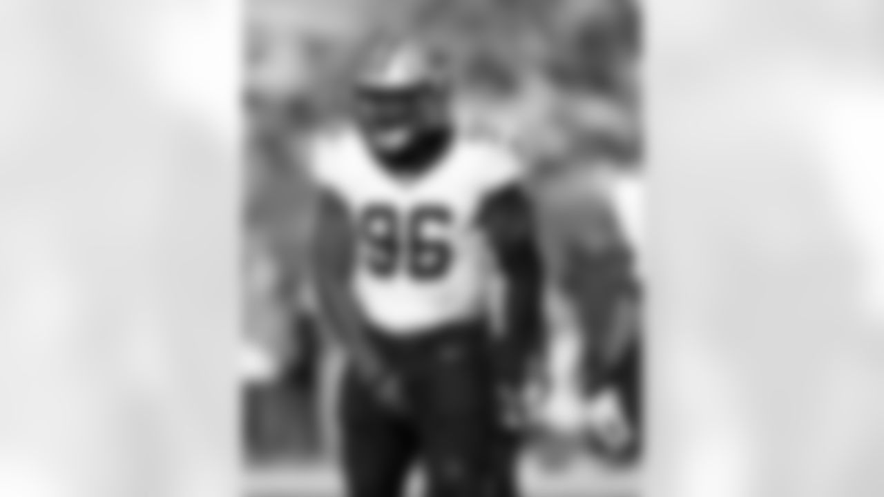 DE Carl Granderson (96) in action during the New Orleans Saints game against the Tampa Bay Buccaneers for Week 18 of the 2024 NFL Season on Jan. 5, 2025 at Raymond James Stadium.
