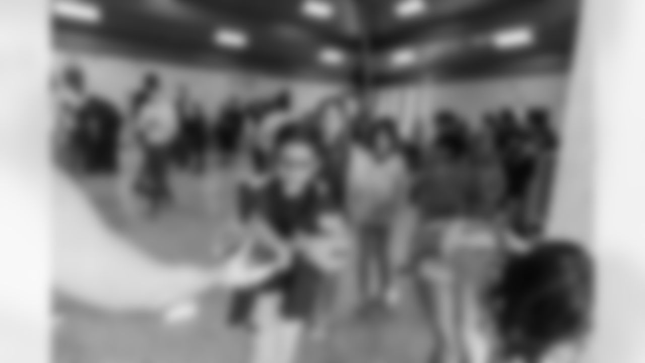 New Orleans Saints defensive end Cam Jordan joined students at Clancy Elementary School to unveil the school's new computer lab with new tech equipment and office supplies courtesy of Cox on Tuesday, Nov. 4, 2025.