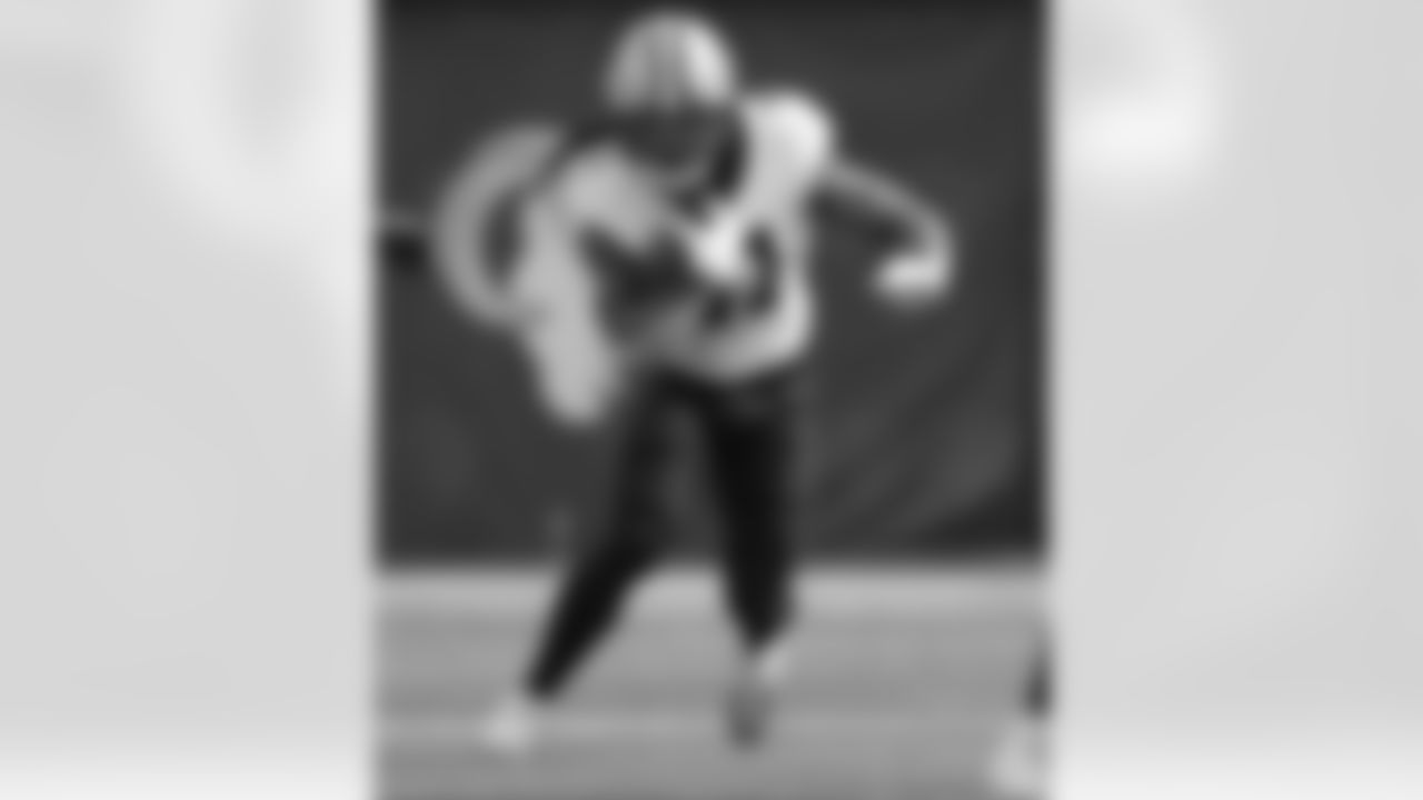 Check out the 20 best photos of the New Orleans offense in their game against the Los Angeles Rams for Week 9 of the 2025 NFL season on Nov. 2, 2025 at the SoFi Stadium.