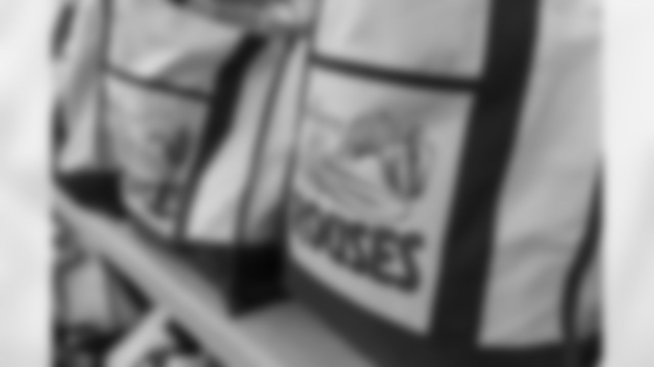 New Orleans Saints players hosted their annual Thanksgiving turkey giveaway at Dryades YMCA on Tuesday, Nov. 18, 2025. The players purchased turkeys and fixings from Rouses Markets to feed families in need, while giving them the opportunity to meet some of their favorite players during the annual holiday event.