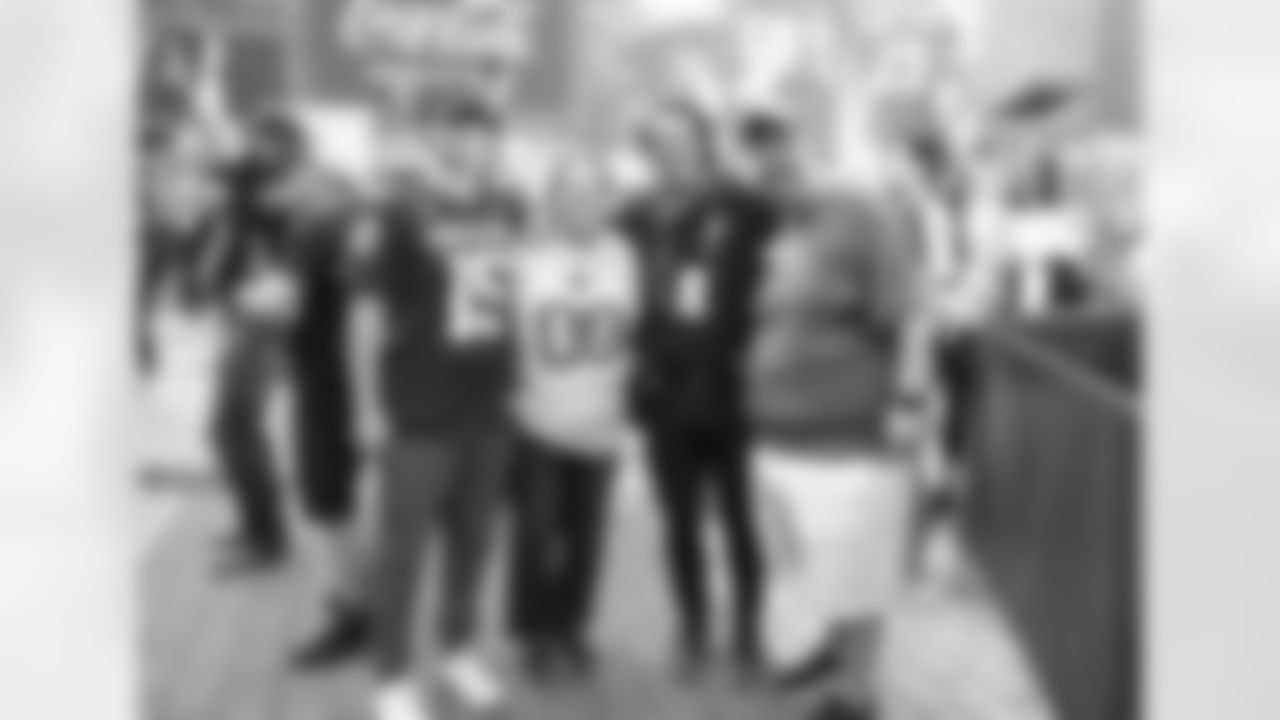 New Orleans Saints fans enjoyed the Week 16 entertainment in Champions Square ahead of the game against the New York Jets during the 2025 NFL season on Dec. 21, 2025.