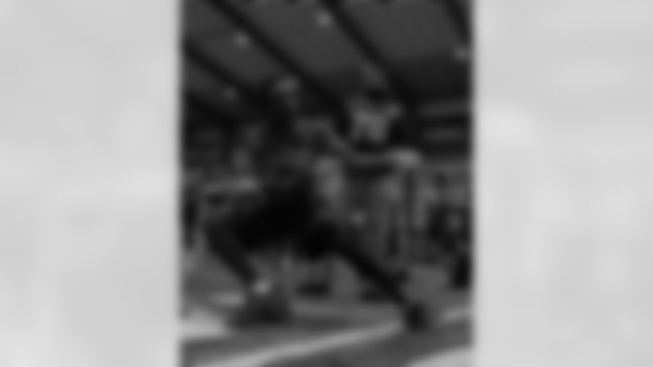 The New Orleans Saints and Dudley DeBosier hosted members of the Army, Marines, Air Force, Navy, and Coast Guard at the Ochsner Sports Performance Center for the 2026 Battle of the Branches on Thursday, January 29. Saints legend Pat Swilling, former defensive end Buford Jordan, and former kicker Greg Fassitt, along with Saints quarterback Tyler Shough and center Erik McCoy, were in attendance for the round-robin tournament featuring challenges such as tug-of-war, the 40-yard dash, and field goal kicking.