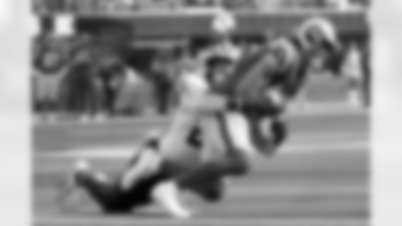 Check out the game action photos from the New Orleans Saints game against the Los Angeles Rams for Week 9 of the 2025 NFL season on Nov. 2, 2025 at SoFi Stadium.