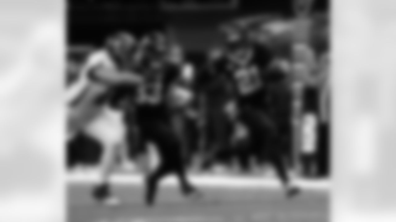 Check out the game action photos from the New Orleans Saints game against the Atlanta Falcons for Week 12 of the 2025 NFL season on Nov. 23, 2025 at the Caesars Superdome.