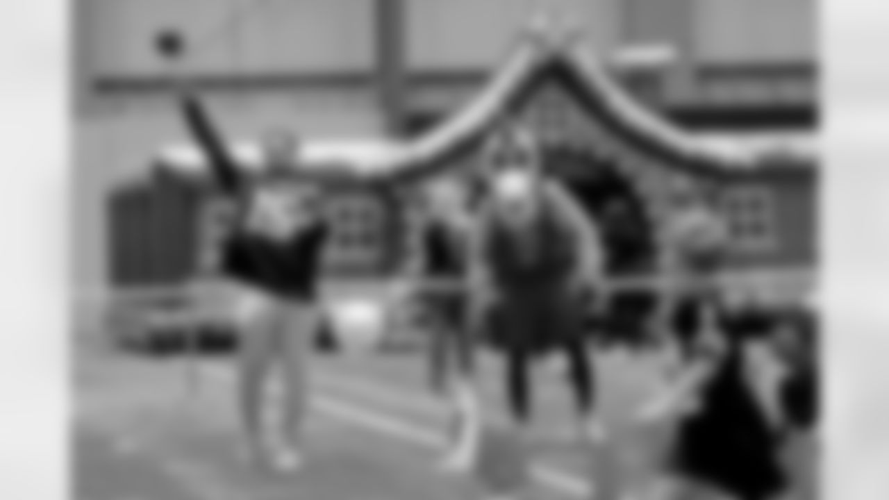 New Orleans Saints wide receiver Mason Tipton and linebacker Pete Werner joined members of the Saints Kids Club presented by Entergy, as well as the Pelicans and Saints Crib Clubs presented by Ochsner Children's Hospital, at the 2025 Holiday Huddle event on Wednesday, Dec. 10, 2025. Attendees enjoyed holiday-themed activities plus a Play Football Experience.