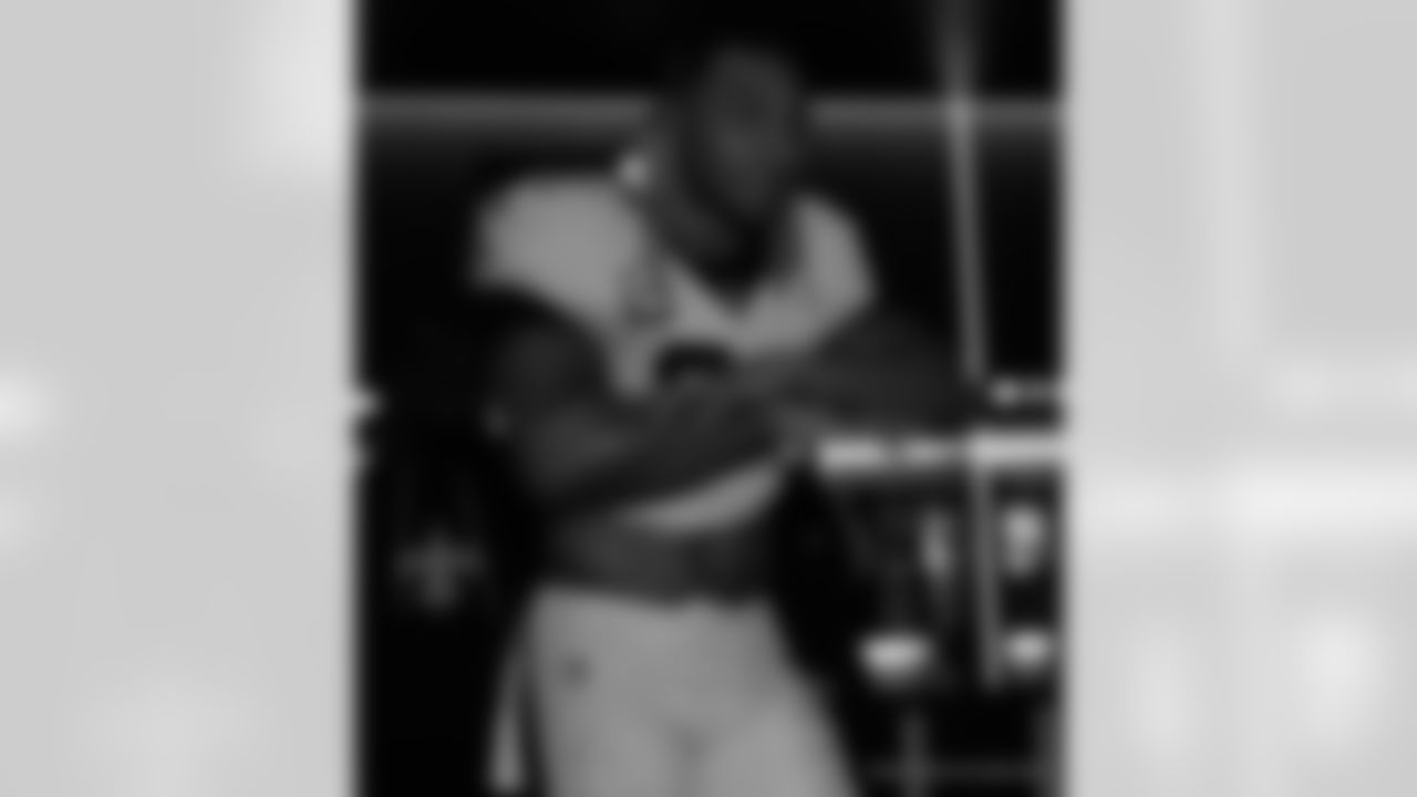 Head inside the New Orleans Saints locker room postgame after the Saints' win against the New York Jets in Week 16 of the 2025 NFL season presented by Bud Light.