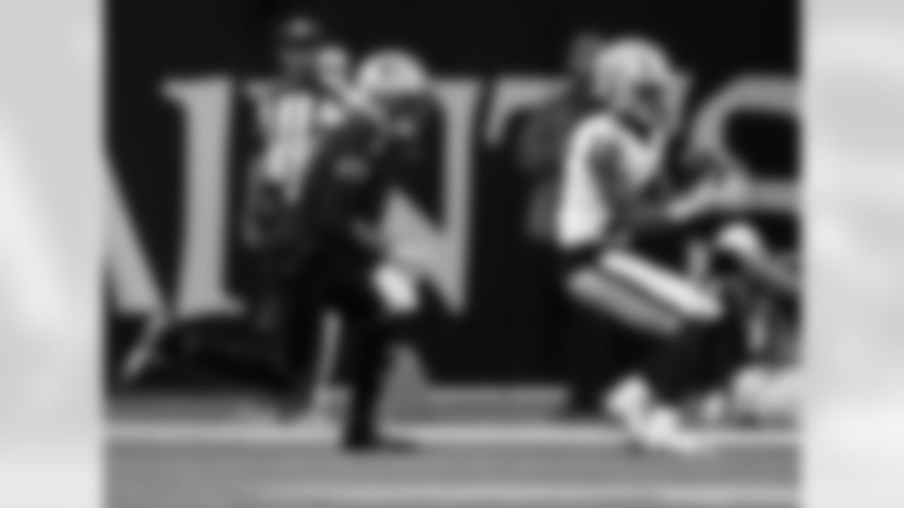 Check out the game action photos from the New Orleans Saints game against the Las Vegas Raiders for Week 17 of the 2024 NFL Season on Dec. 29, 2024 at Caesars Superdome.