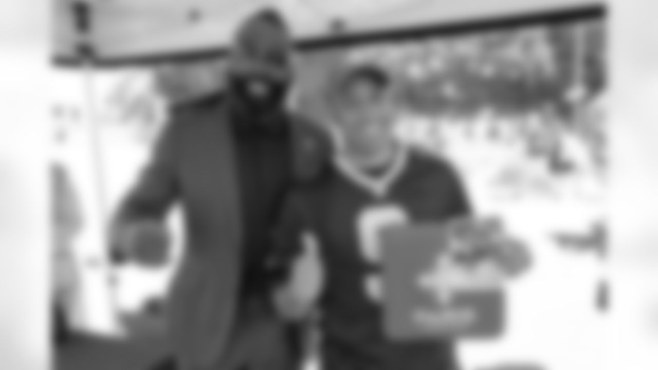 New Orleans Saints owner Gayle Benson and linebacker Demario Davis joined fans at the Paris Musketeers game in Paris, France on Sunday, July 13, 2025.
