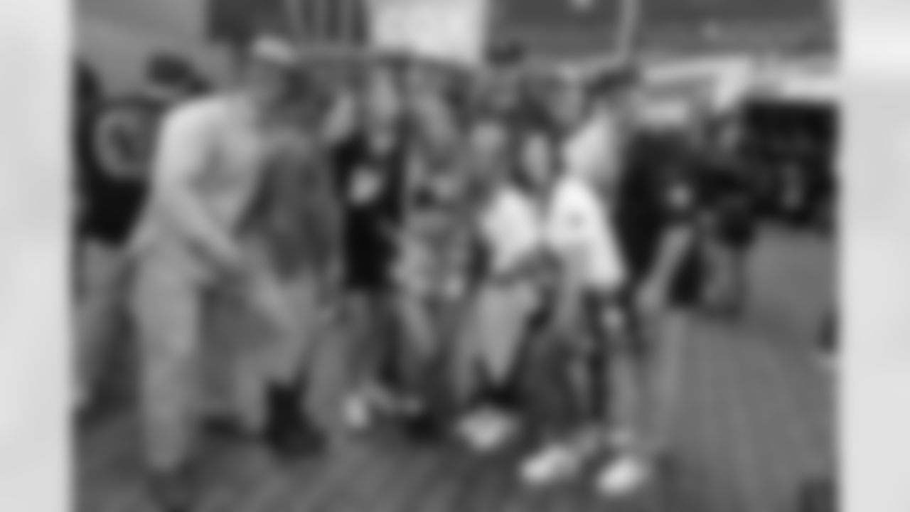 New Orleans Saints fans enjoyed the Week 16 entertainment in Champions Square ahead of the game against the New York Jets during the 2025 NFL season on Dec. 21, 2025.