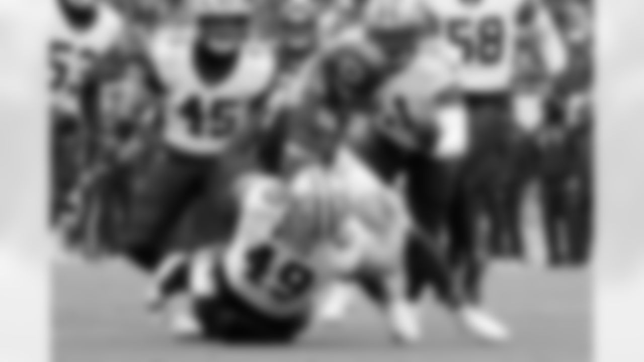 Check out the game action photos from the New Orleans Saints game against the Chicago Bears for Week 7 of the 2025 NFL season on Oct. 19, 2025 at Soldier Field.