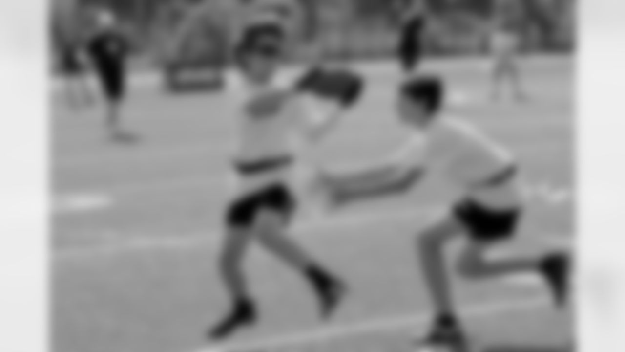 New Orleans Saints linebacker Demario Davis joined young athletes for a Play Football Experience and Flag Football clinic in Paris, France on Saturday, July 12, 2025.