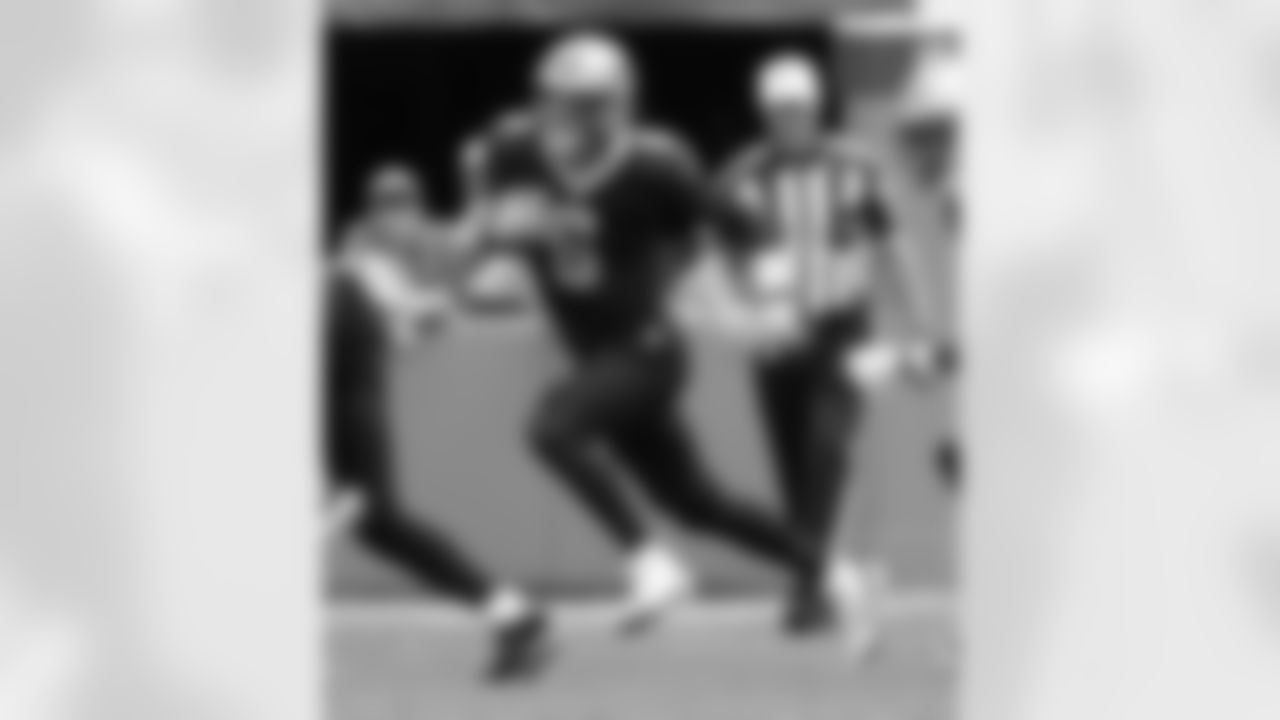 Check out the best photos of the New Orleans offense in their game against the Miami Dolphins for Week 13 of the 2025 NFL season on Nov. 30, 2025 at Hard Rock Stadium.