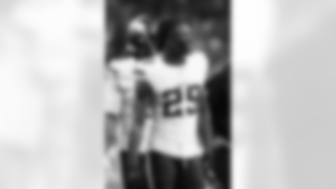Minnesota Vikings cornerback Joejuan Williams (29) walks off the field against the Detroit Lions during an NFL football game at Ford Field in Detroit, Sunday, Jan. 7, 2024. (AP Photo/Rick Osentoski)