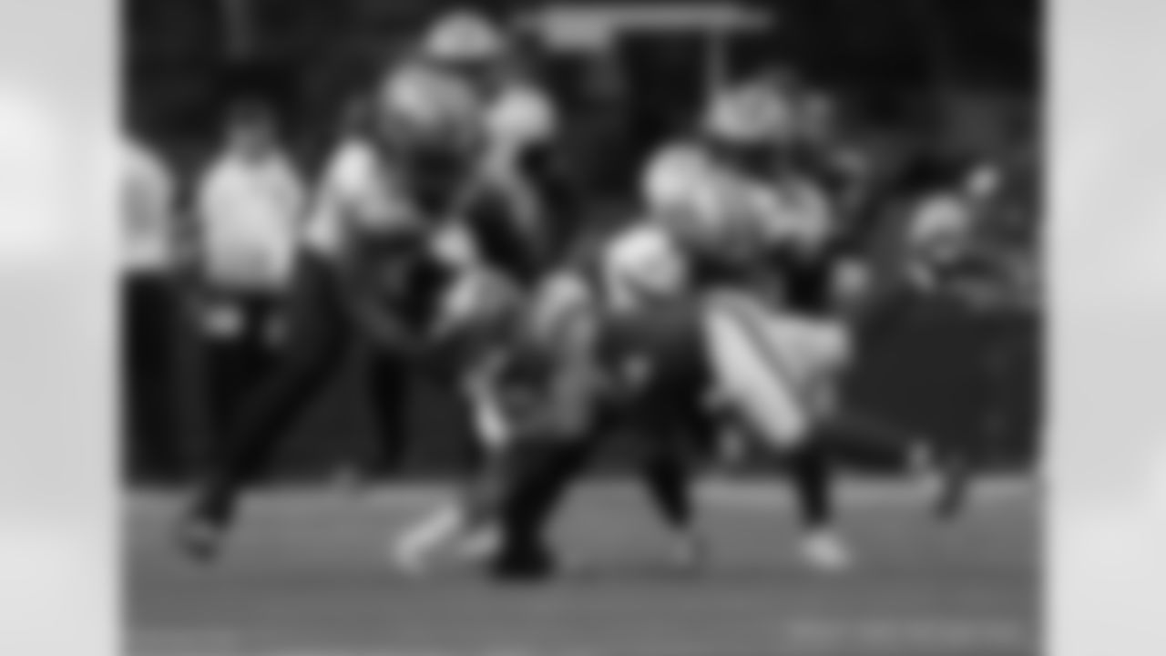 Check out the game action photos from the New Orleans Saints game against the Los Angeles Rams for Week 9 of the 2025 NFL season on Nov. 2, 2025 at SoFi Stadium.