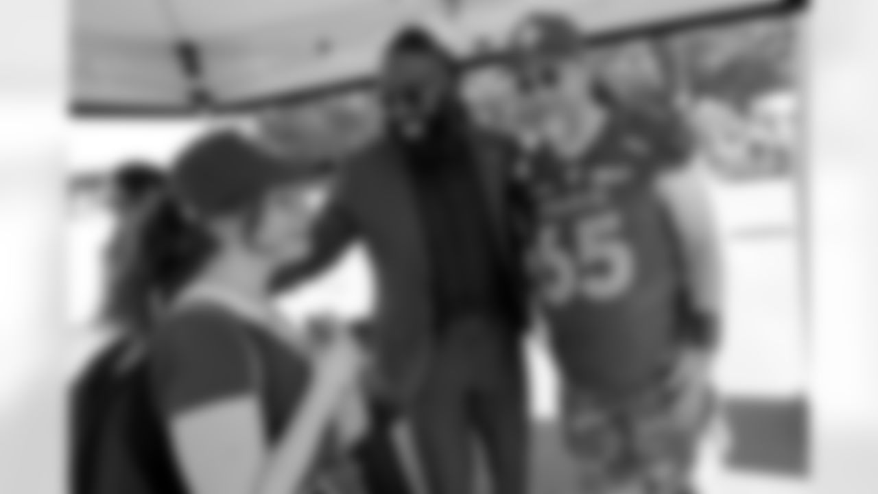 New Orleans Saints owner Gayle Benson and linebacker Demario Davis joined fans at the Paris Musketeers game in Paris, France on Sunday, July 13, 2025.