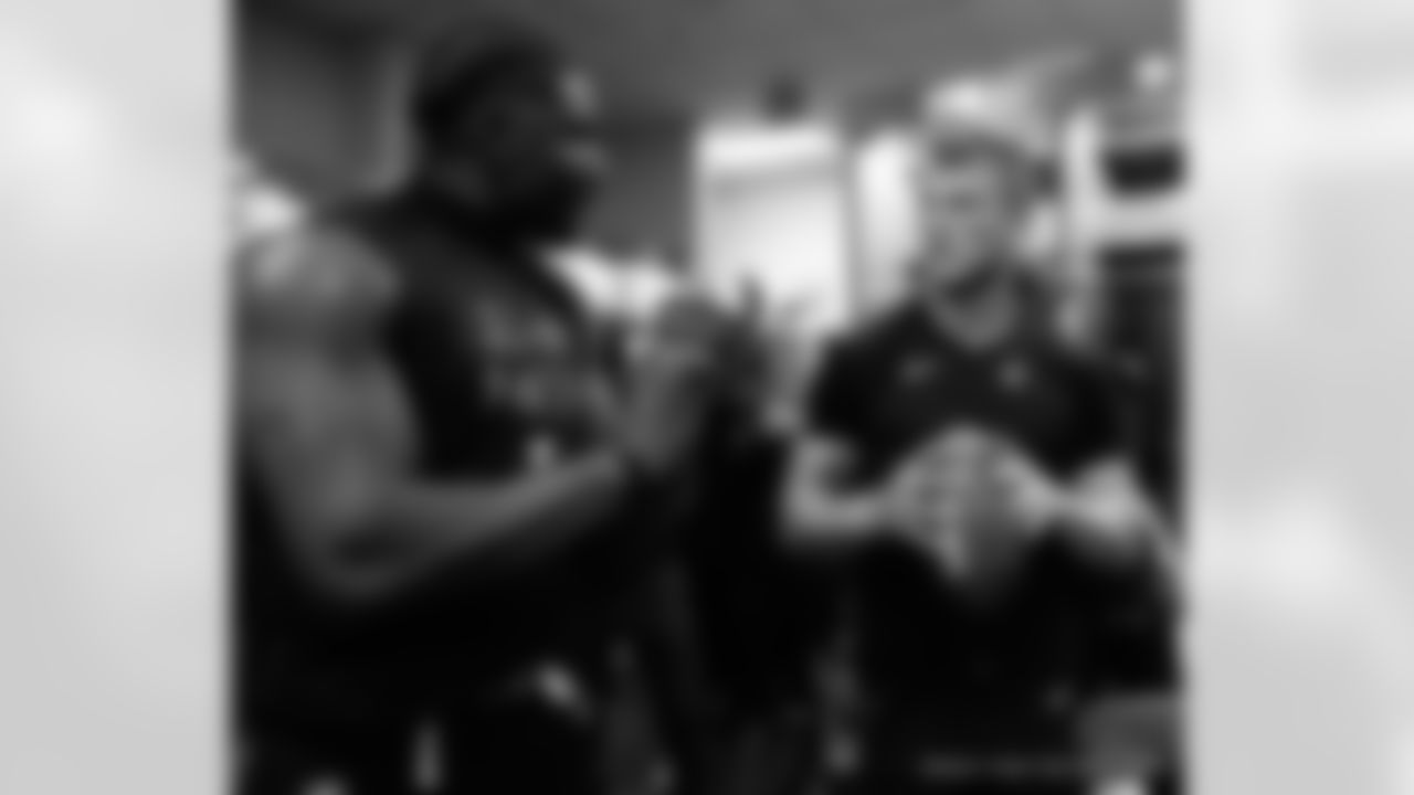 Head inside the New Orleans Saints locker room postgame after the Saints' win against the Tennessee Titans in Week 17 of the 2025 NFL season presented by Bud Light.