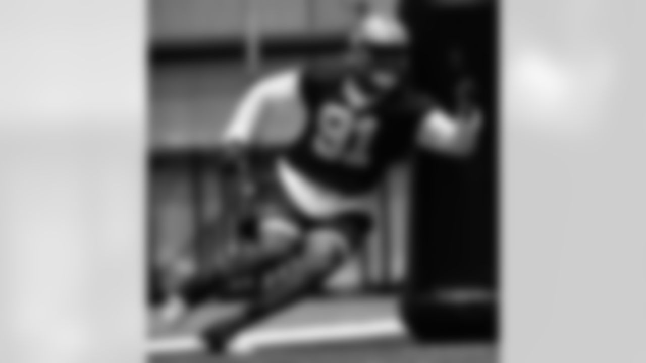 New Orleans Saints players attended 2025 Rookie Minicamp workouts at the Ochsner Sports Performance Center on May 10, 2025.