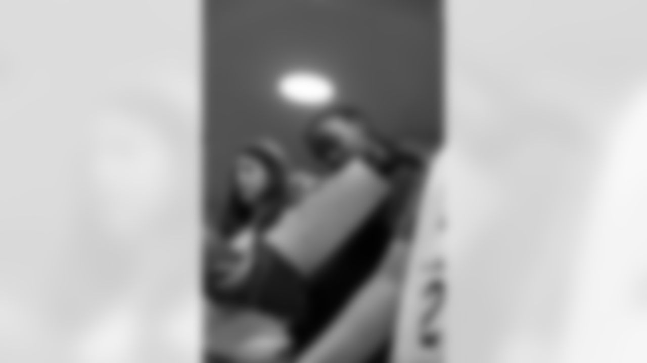 New Orleans Saints wide receiver Chris Olave hosted a Holiday Shoe Giveaway, donating shoes to the 18th Ward Girls Basketball team from the Boys & Girls Clubs of Metro Louisiana on Tuesday, Dec. 16, 2025.