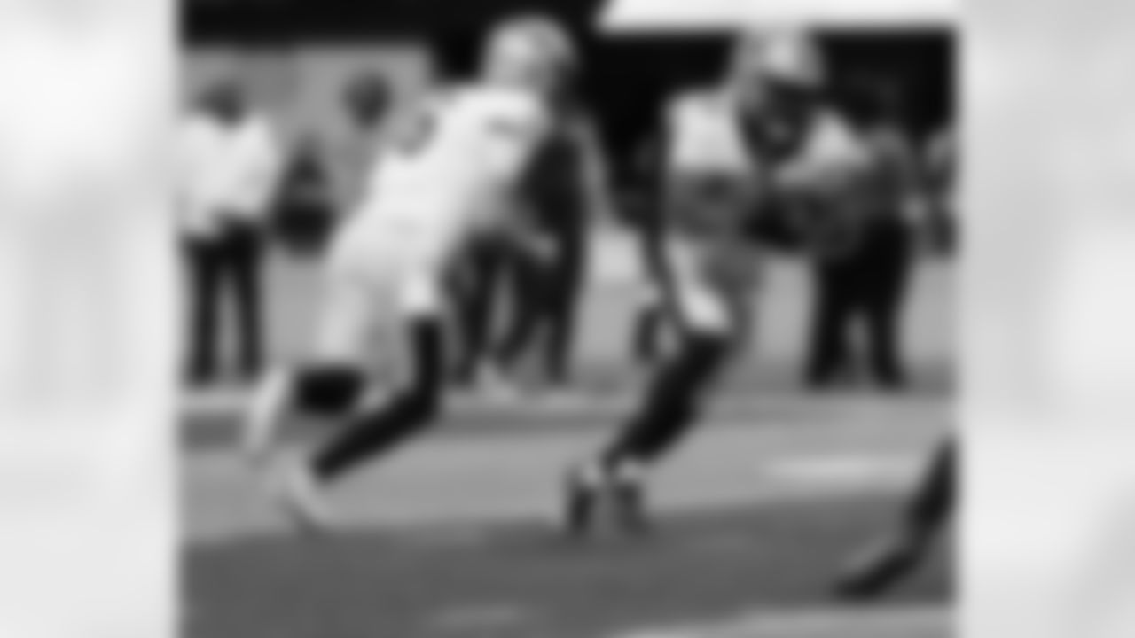 Check out the game action photos from the New Orleans Saints game against the Atlanta Falcons for Week 18 of the 2025 NFL season on Jan. 4, 2026 at Mercedes-Benz Stadium.