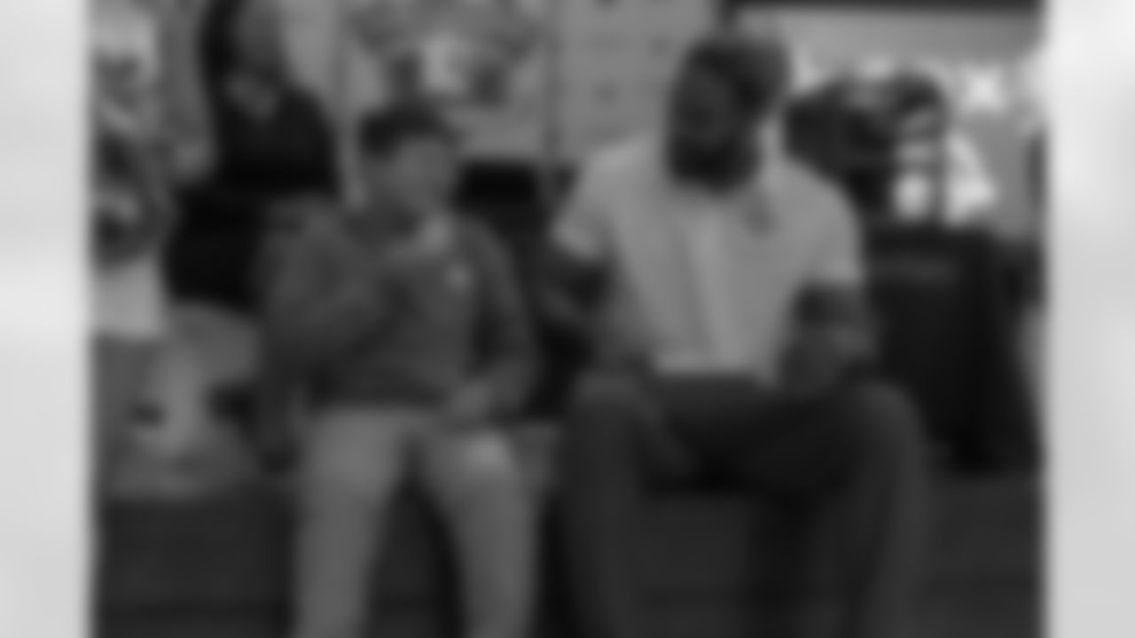 New Orleans Saints defensive end Cam Jordan joined students at Clancy Elementary School to unveil the school's new computer lab with new tech equipment and office supplies courtesy of Cox on Tuesday, Nov. 4, 2025.