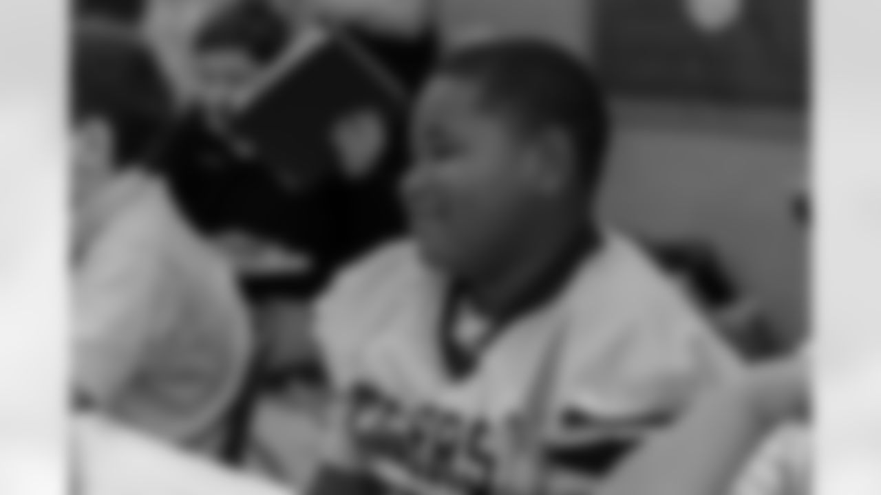 New Orleans Saints defensive end Cameron Jordan visited students and staff at Holy Cross School on Tuesday, Oct. 28, 2025.