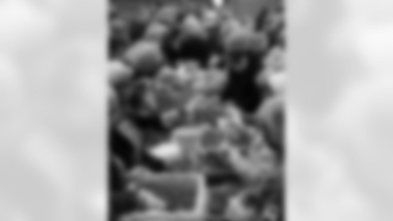 New Orleans Saints legend Devery Henderson joined LA Blue for a meal packing event for the local community, honoring the legacy of Martin Luther King Jr., on January 19, 2026.