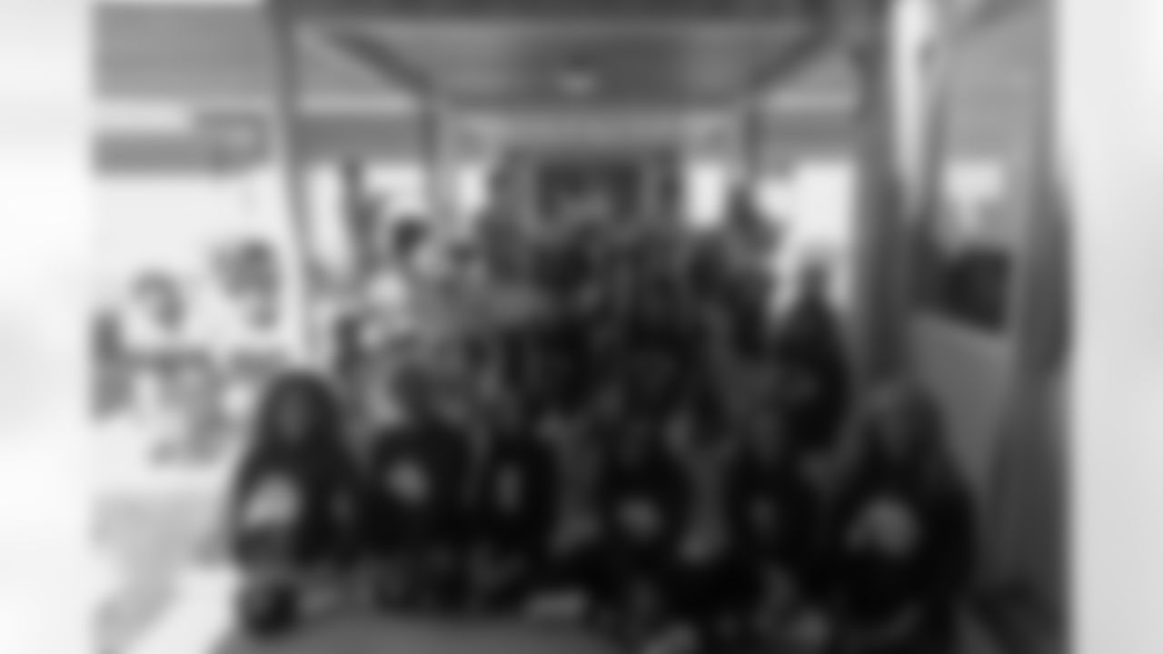 New Orleans Saints defensive end Cam Jordan joined students at Clancy Elementary School to unveil the school's new computer lab with new tech equipment and office supplies courtesy of Cox on Tuesday, Nov. 4, 2025.