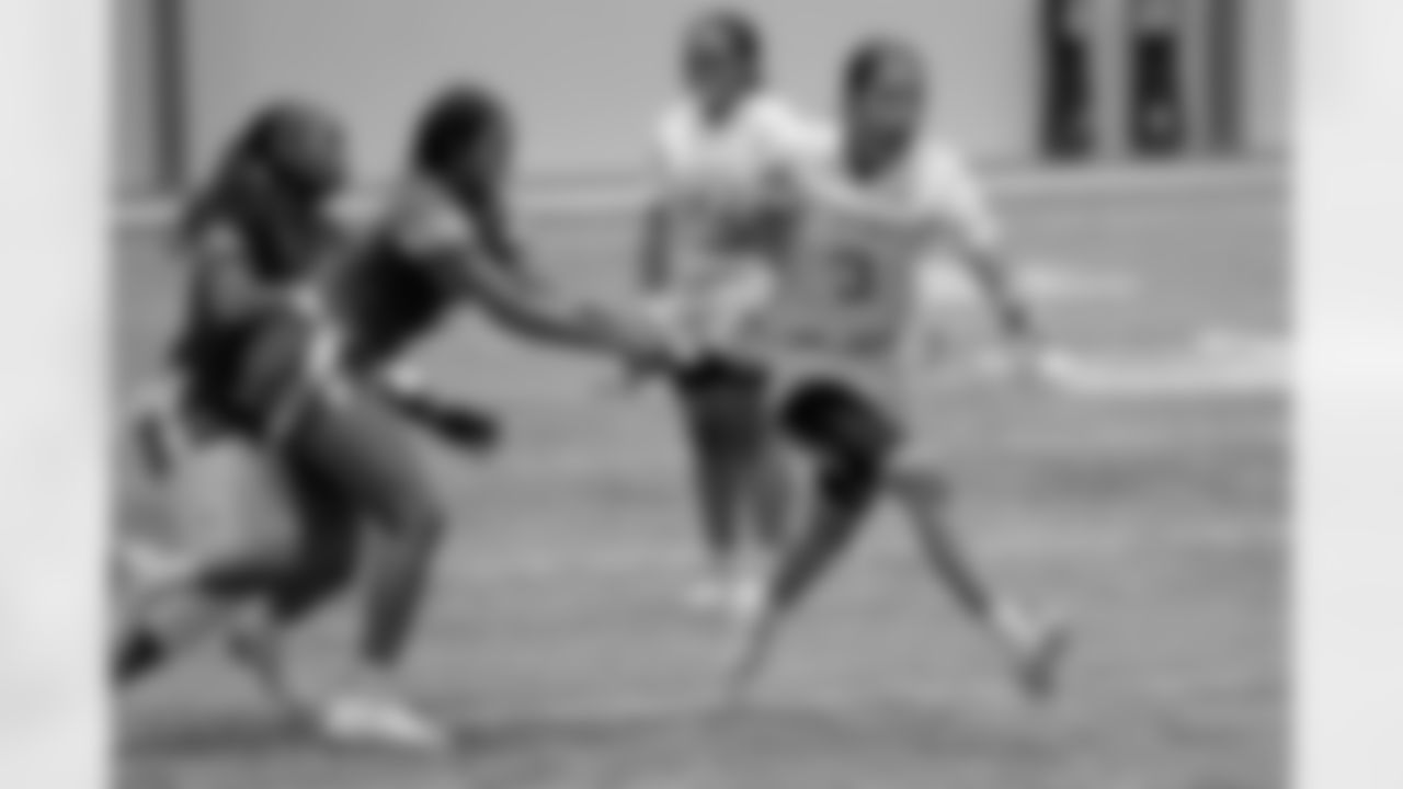 Check out the best action shots as Louisiana Flag Football teams competed in the semifinals round of the 2025 Saints Girls High School Flag Football season at the Ochsner Sports Performance Center on Tuesday, May 6, 2025. New Orleans Saints linebacker Anfernee Orji kicked off the game with the coin toss.
